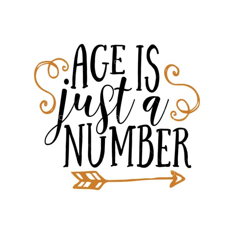 age is just a number illustration, long in the tooth meaning